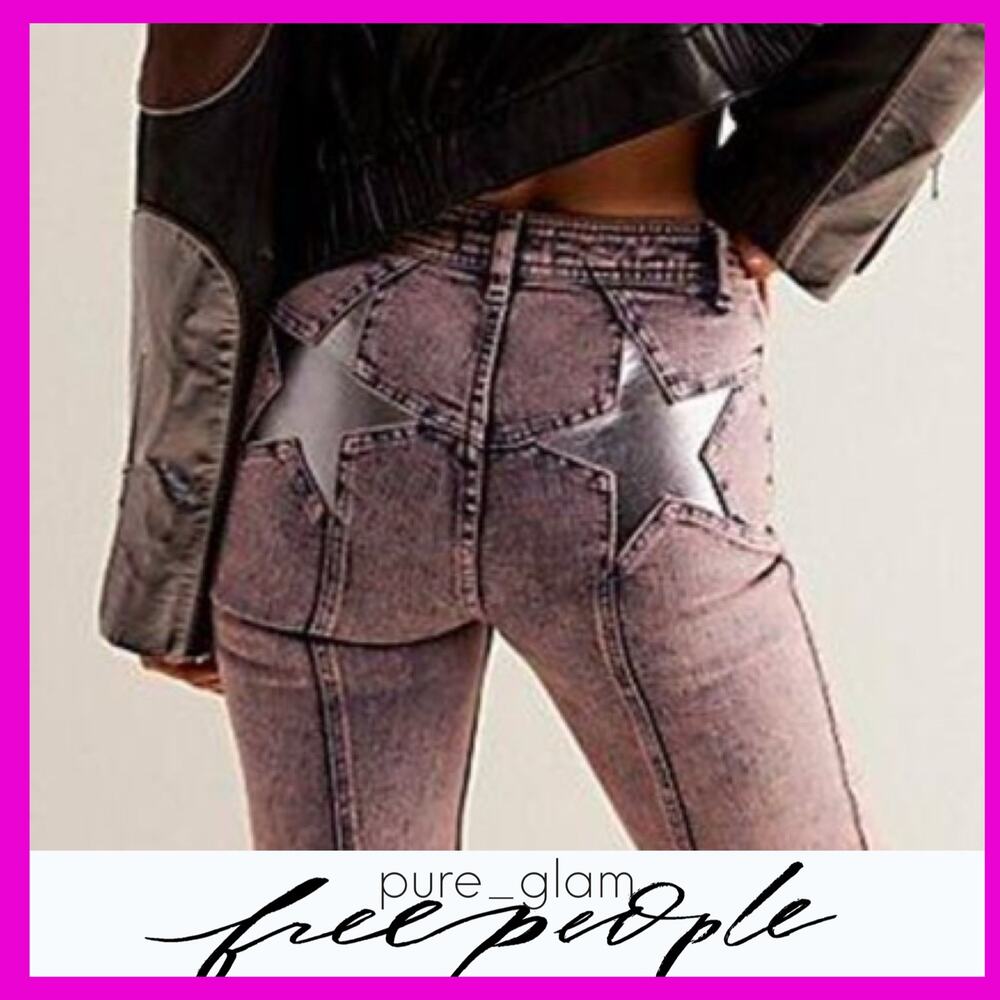 Free People flare jeans Firecracker